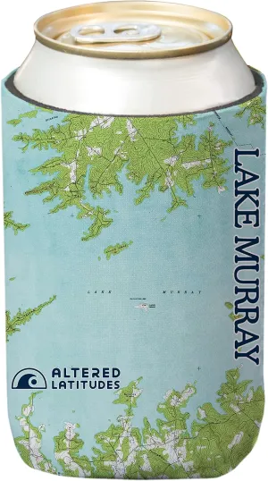 Coastal Classics Lake Murray, SC Nautical Chart Can Cooler (4-Pack)