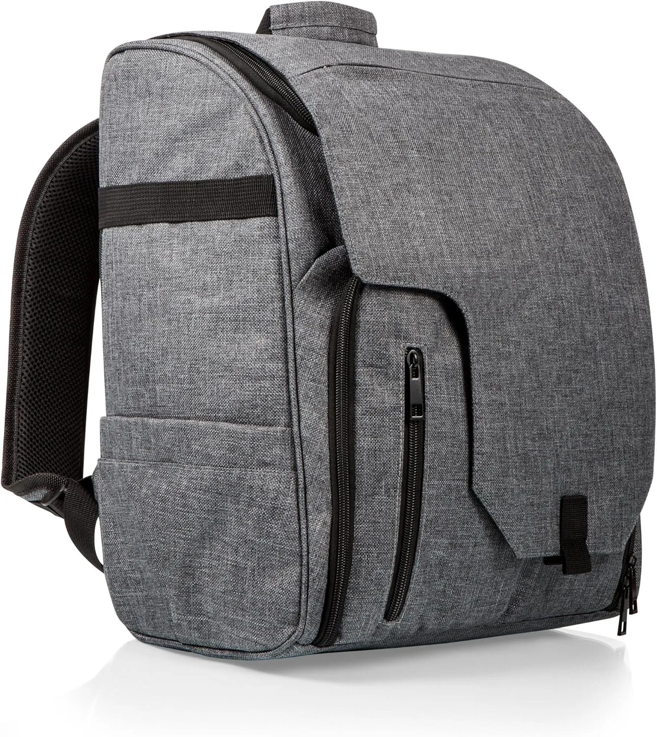 Commuter Travel Backpack Cooler, Lightweight Leakproof Bag, Insulated Soft Cooler Pack, (Heathered Gray)