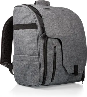 Commuter Travel Backpack Cooler, Lightweight Leakproof Bag, Insulated Soft Cooler Pack, (Heathered Gray)