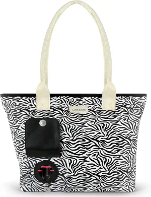CORK & VINE Wine Tote Bag, Insulated Leakproof Wine Cooler Bag with Nautical Rope Strap | 3x 1.5 Liters Beverage Bag Included