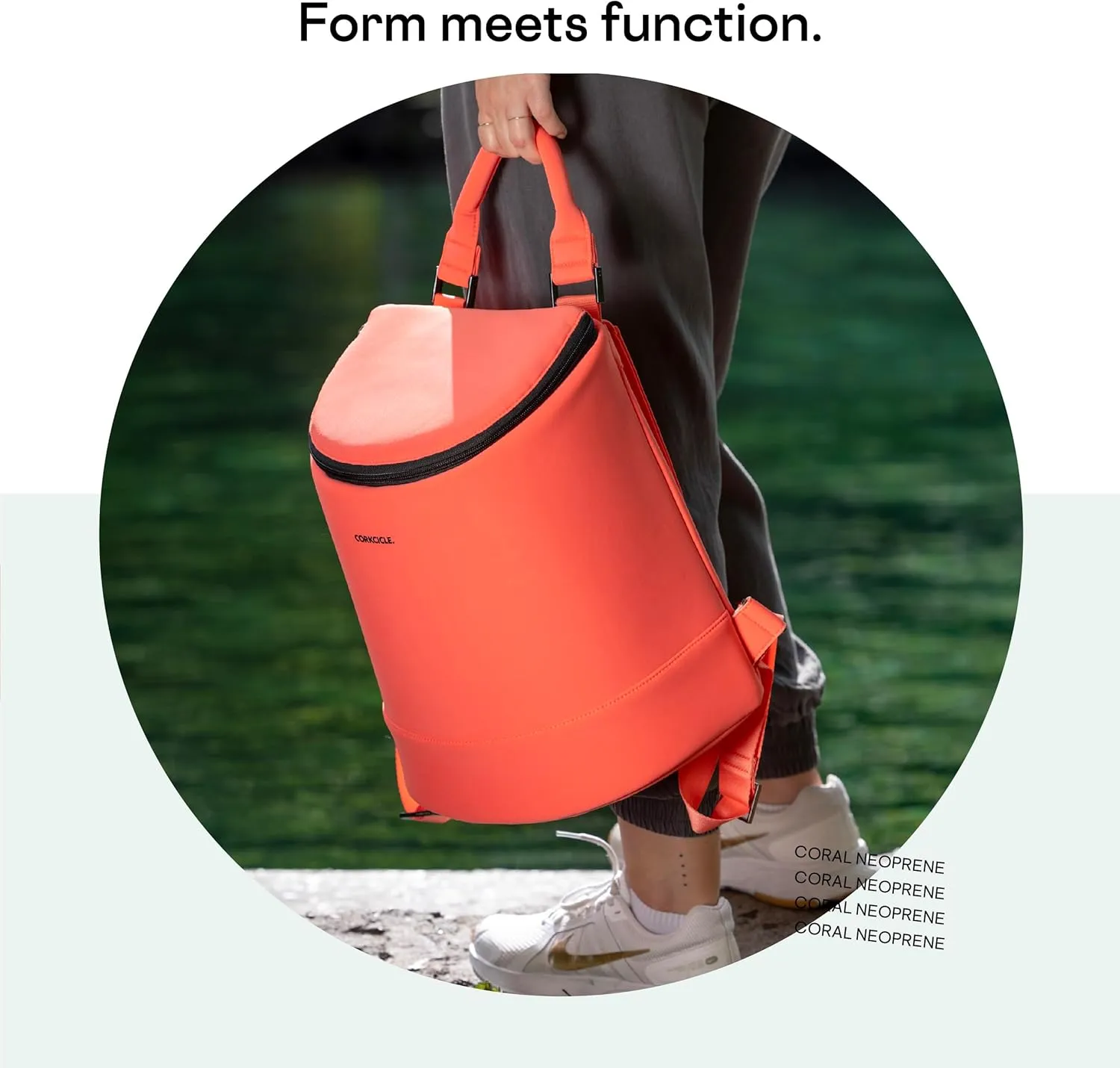 Corkcicle EOLA Cooler Backpack, Waterproof and Leak Proof Insulated Bag, Perfect for Wine, Beer, and Ice Packs