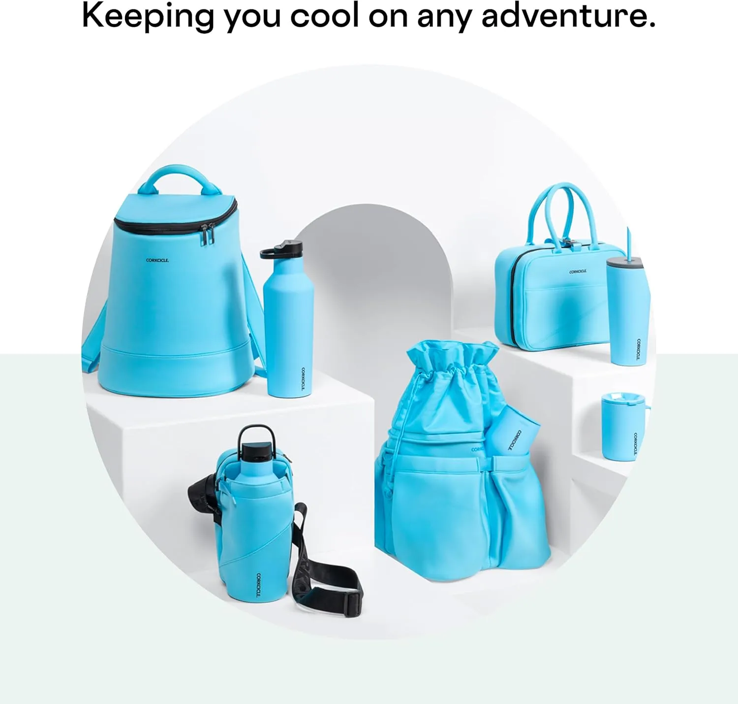 Corkcicle EOLA Cooler Backpack, Waterproof and Leak Proof Insulated Bag, Perfect for Wine, Beer, and Ice Packs