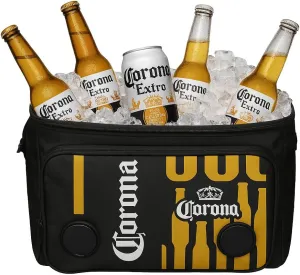 Corona Insulated Cooler with Speakers Holds 36 cans - Modern Floating Cooler with Speakers Super Portable Travel Cooler Durable Speaker with Bluetooth for Parties, Festivals, Boats, and Beaches