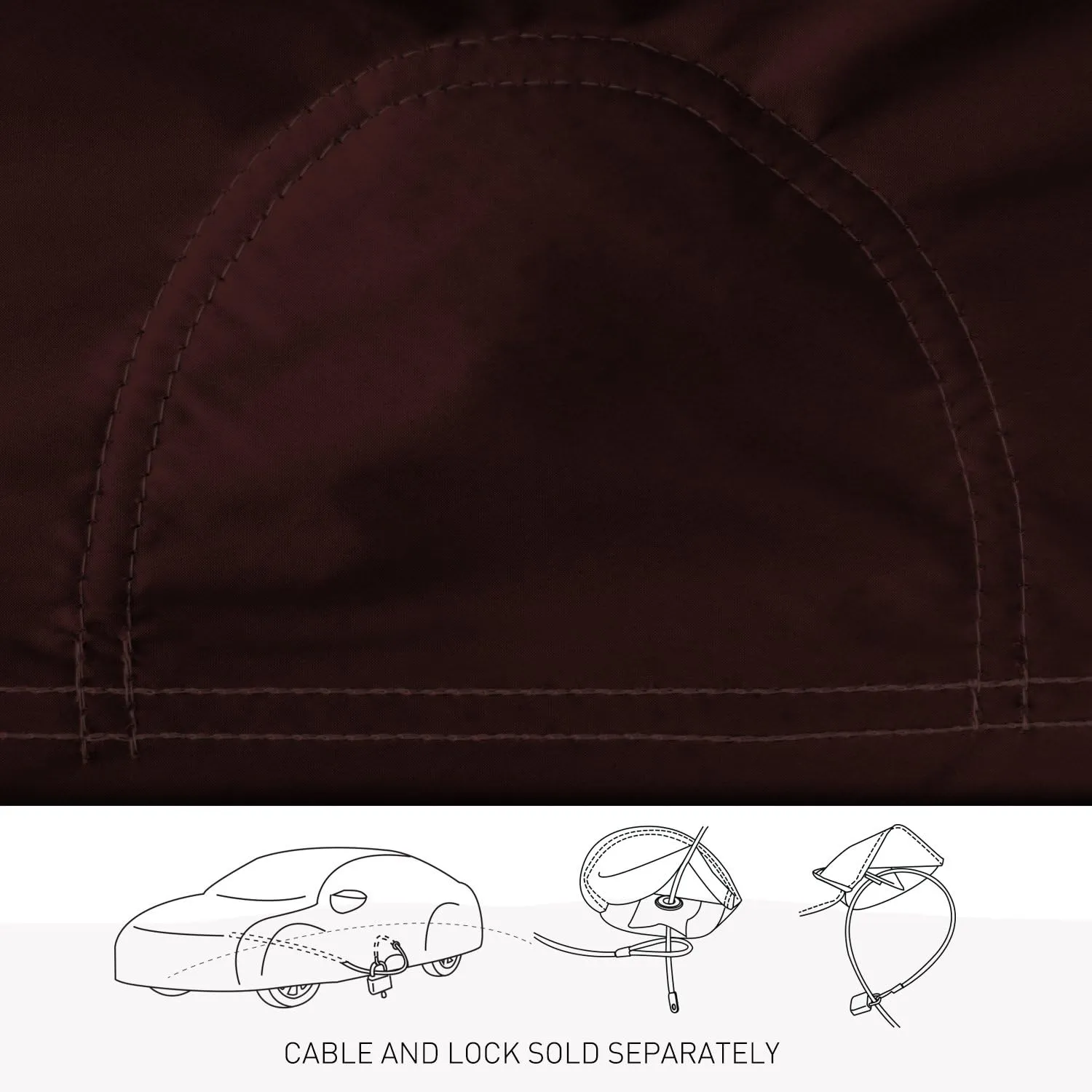 Coverking Custom Fit Car Cover for Select Scion iQ Models - Stormproof (Wine)