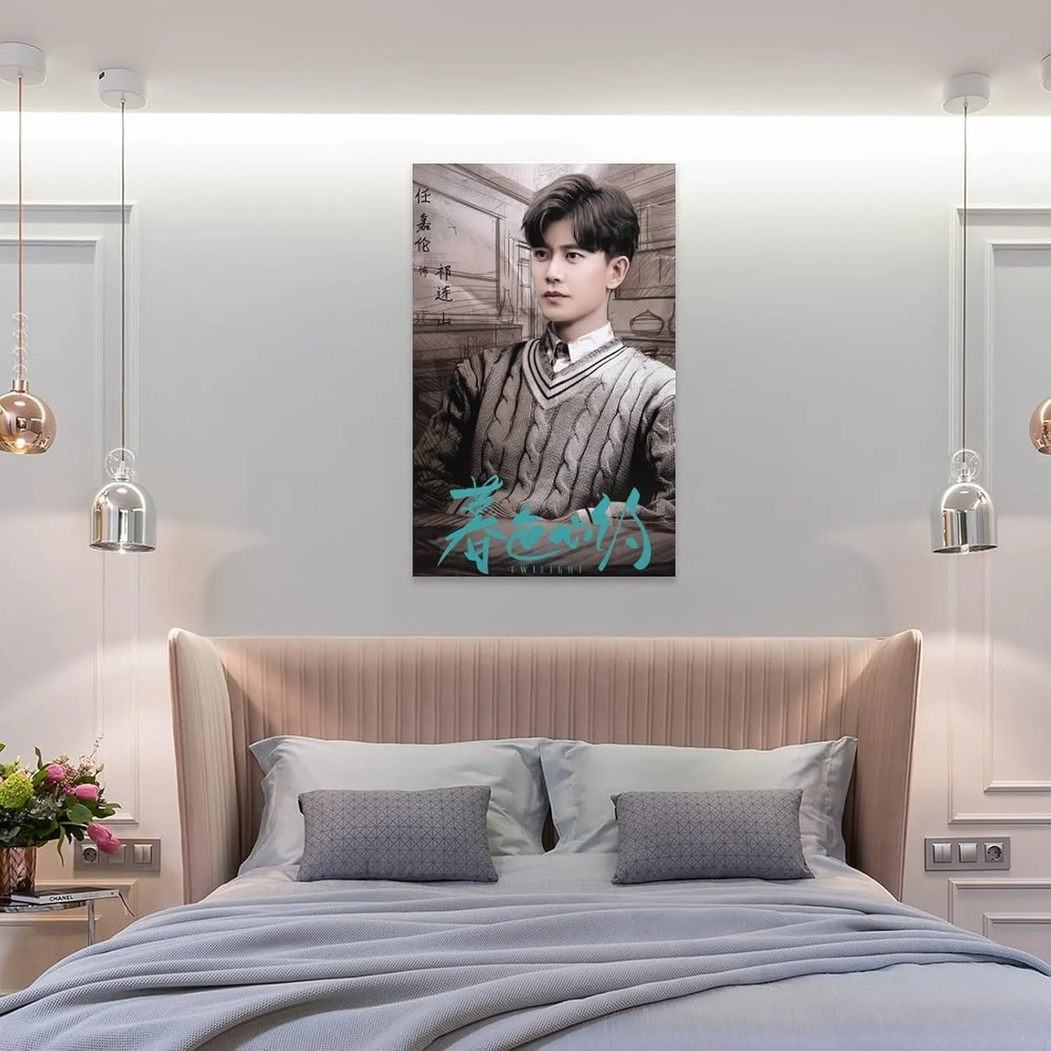 Cpop Artist Poster Allen Ren Jialun Twilight Chinese Drama Ver. 2nd Teaser Posters Aesthetics Home Office Wall Decor And Creative Painting Decoration 16x24inch(40x60cm)