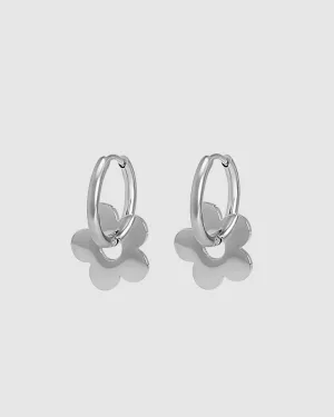 Daisy Earrings - Silver