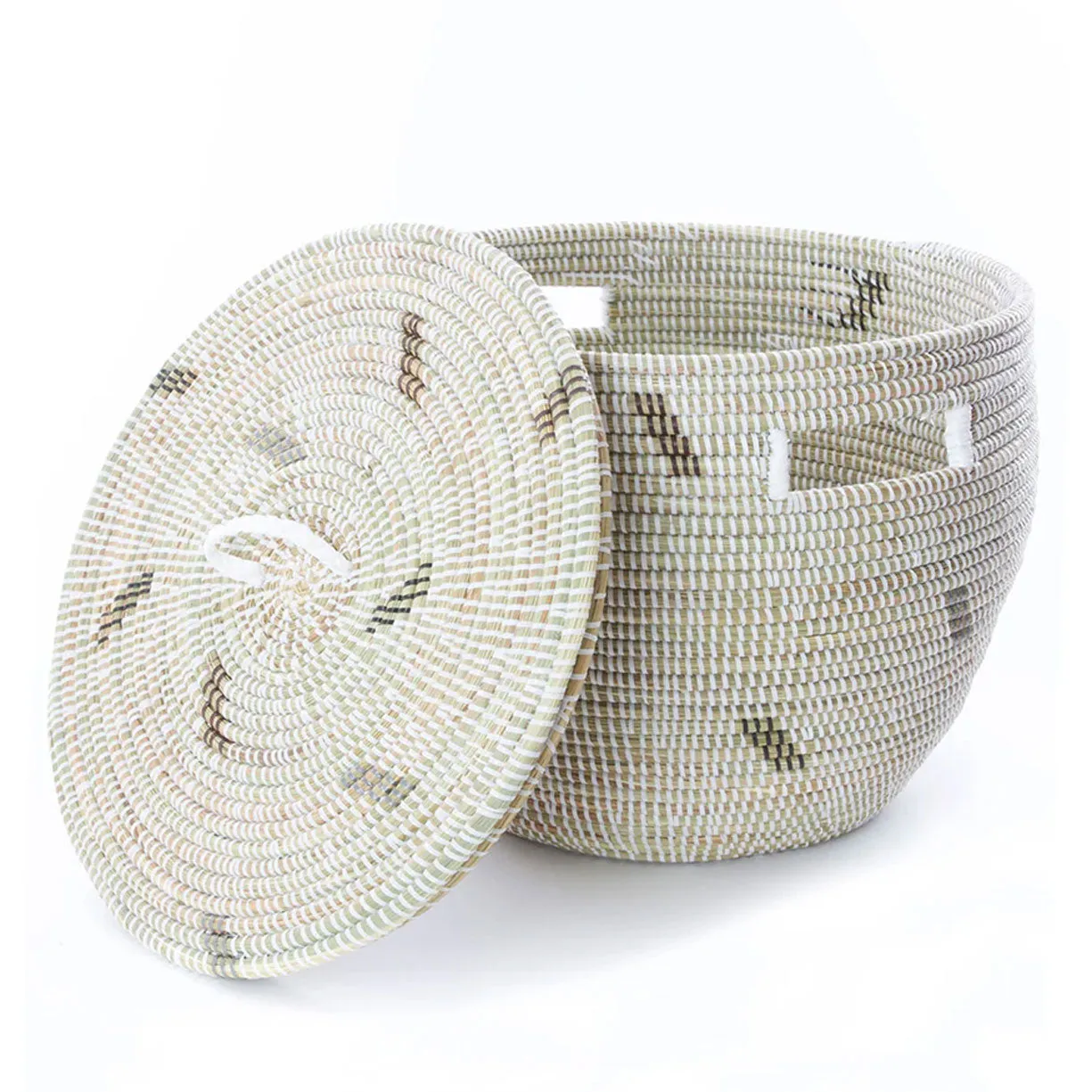 Decorative Flat Lid Storage Basket