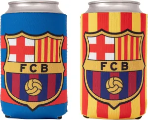 Desert Cactus FC Barcelona Barça Can Insulator Beverage Cooler Football Futbol Soccer Foam Beverage Holder (Design A)(4)