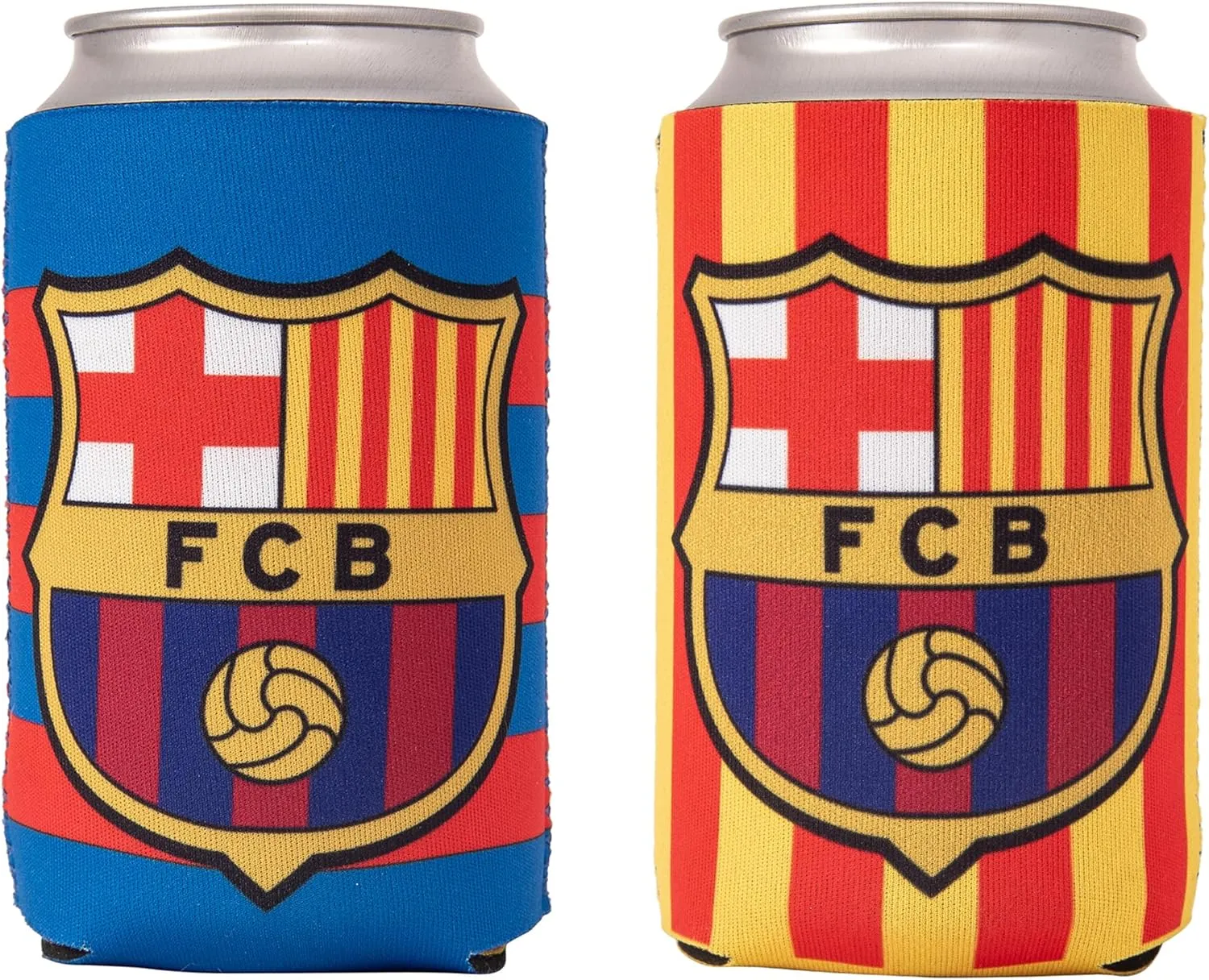 Desert Cactus FC Barcelona Barça Can Insulator Beverage Cooler Football Futbol Soccer Foam Beverage Holder (Design A)(4)