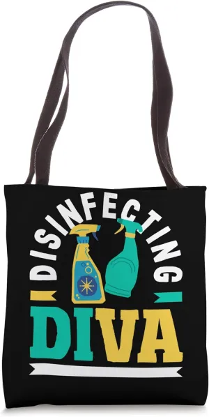 Disinfecting Diva Cleaning Expert Fashion Tote Bag