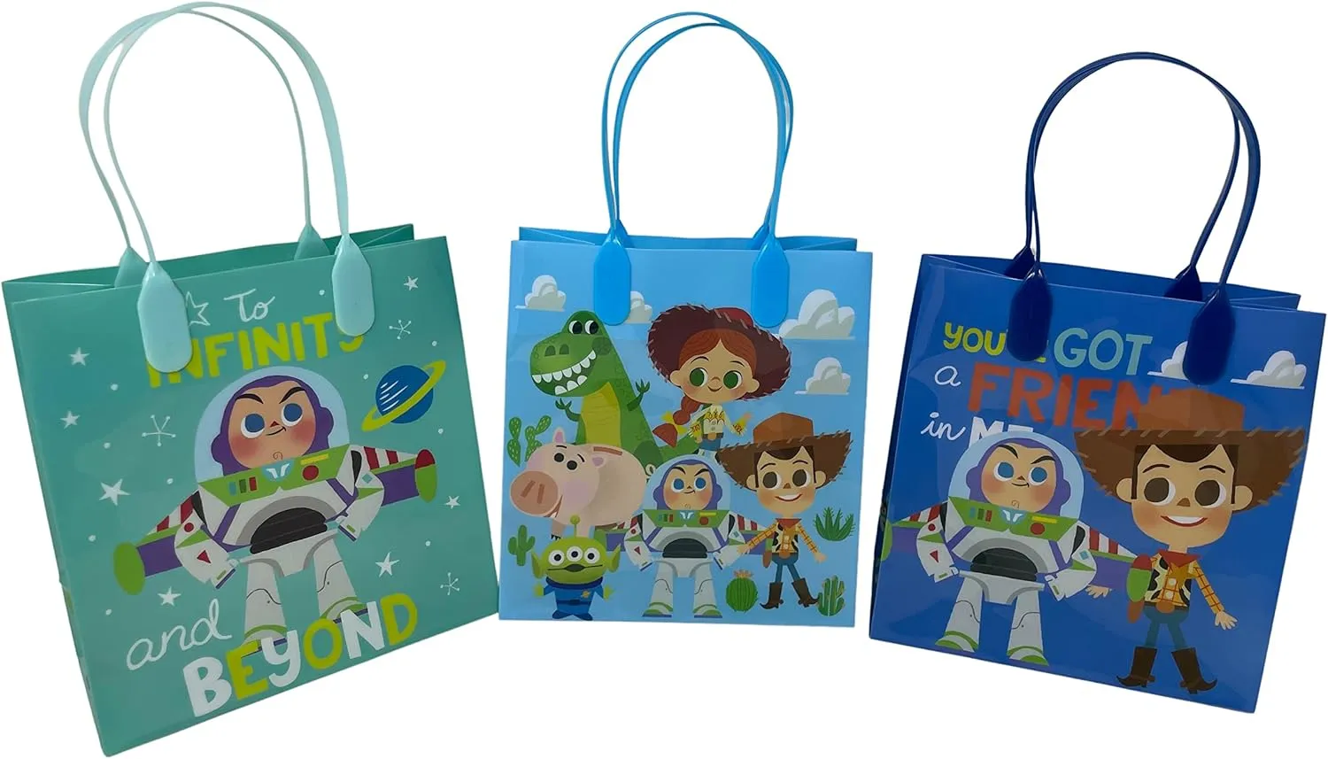 Disney Pixar Toy Story Party Favor Goodie Small Gift Bags 12 Pcs