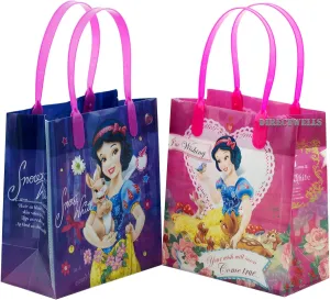 Disney Princess Snow White Authentic Licensed 12 Reusable Small Goodie Bags 6"