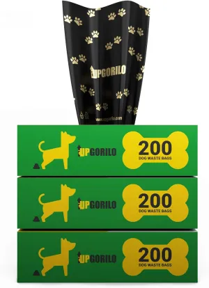 Dog Waste Station - 3 Roll Set of Premium Pet Waste Bags, 600 Extra Thick and Strong Dog Poop Bags, Guaranteed Leak-Proof - 8 x 13 Unscented
