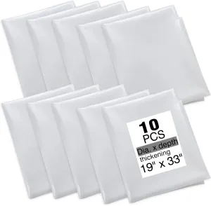 Dust collector bags 10pcs 5mil(width x depth 19"x33", dia. 12.1in), For Dust Collector Bags for machine with 19"