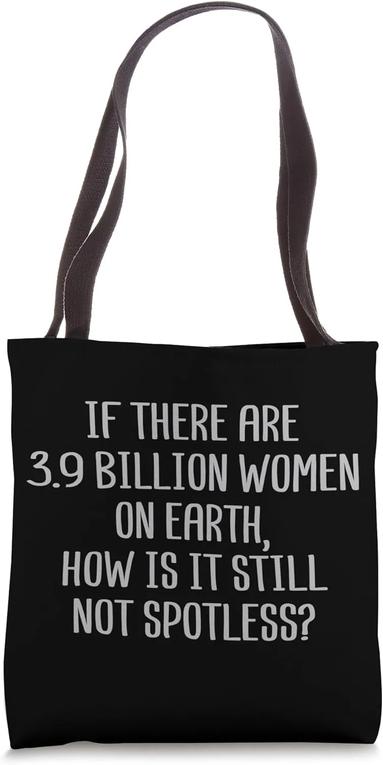 Earth not spotless Cleaning Tote Bag