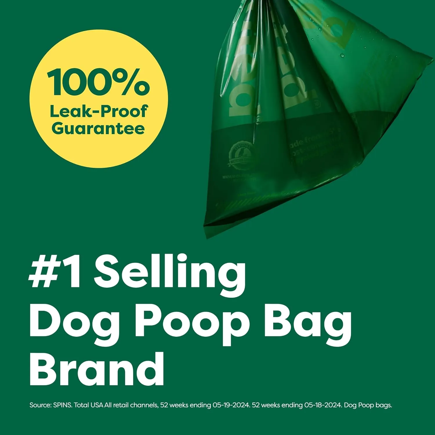 Earth Rated Dog Poop Bags Value Pack, Leak-Proof and Extra-Thick Pet Waste Bag for Big and Small Dogs, Refill Rolls, Lavender Scented, 600 Count