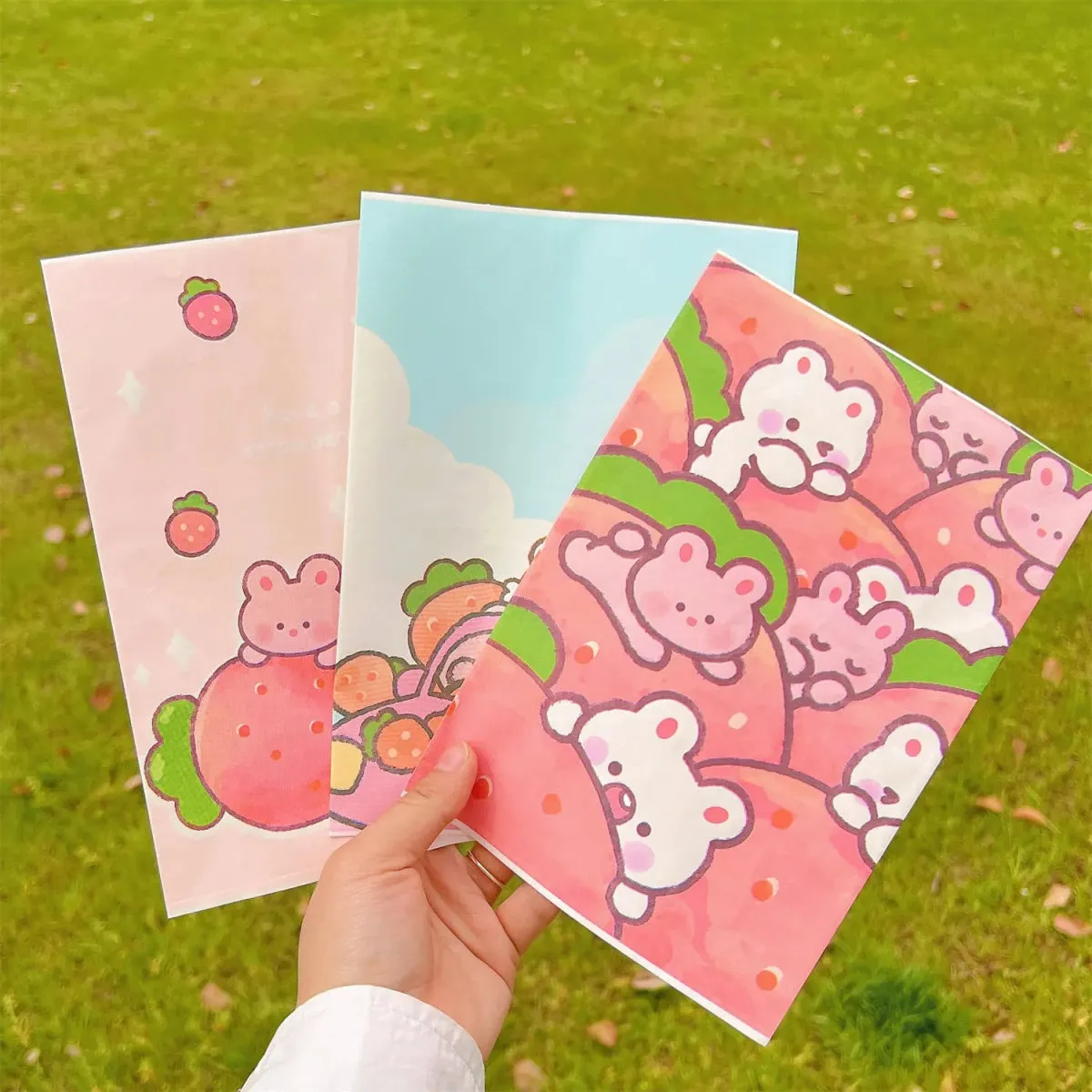 Easter Strawberry Rabbit Paper Bag