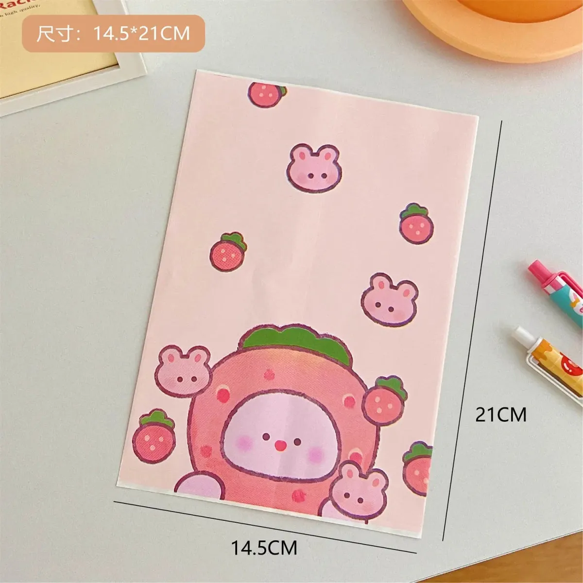 Easter Strawberry Rabbit Paper Bag