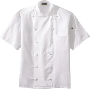 Edwards Classic Short Sleeves Chef Coat with Back Mesh