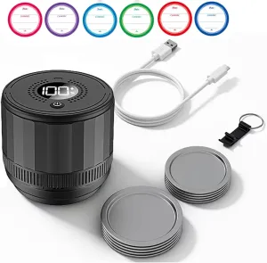 Electric Mason Jar Vacuum Sealer - Mason Jar Vacuum Sealer Kit for Wide & Regular Mouth Canning Jars, with Lids & Food Storage Labels, Essential for Canned Pantry Storage
