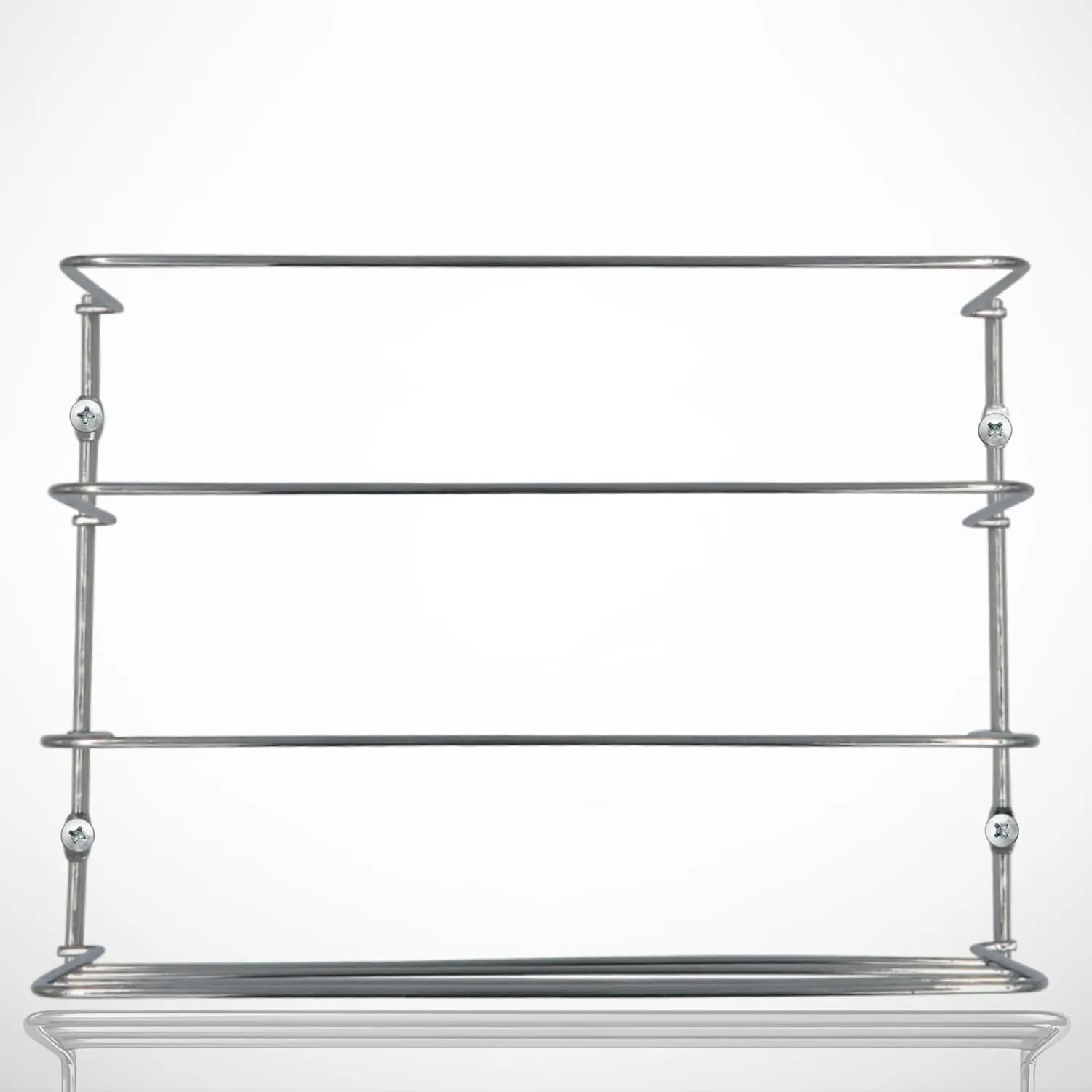 Evelots Kitchen Wrap Organizer - 2 Pack - Hold up to 4 Plastic, Foil, Paper, Wax - Cabinet Door, Wall Rack Basket - Sandwich, Freezer, Food Bag Storage - Laundry Supplies - Plastic Coated Metal