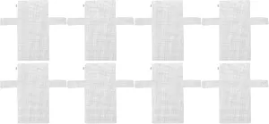 EXCEART 8 pcs Handbag to Weave mesh Canvas Supplies The Cross Accessories Wallet Hook Bag Plastic Grid Panel Plastic Canvas Supplies Canvas Purses Netting Material Plastic Piece Liner