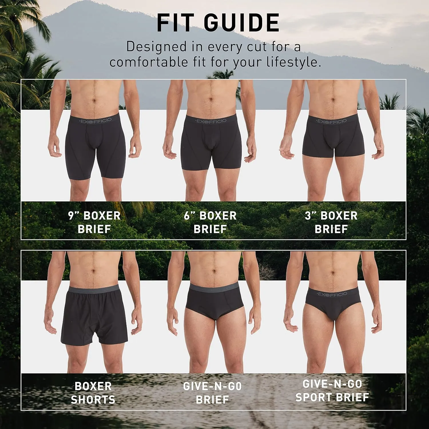 ExOfficio Men's Give-n-go Briefs