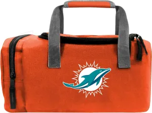 FOCO - NFL Officially Licensed Team Logo Insulated Zippered Lunch Box Cooler Duffel Bag with Zippered Side Pocket