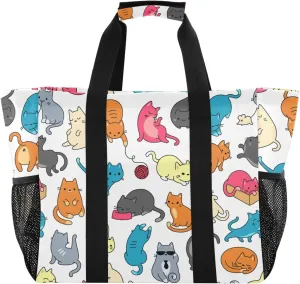 Foldable Grocery Reusable Tote Grocery Bag, Travel Canvas Shoulder Bags, Large Casual Laundry Pool Beach Bag