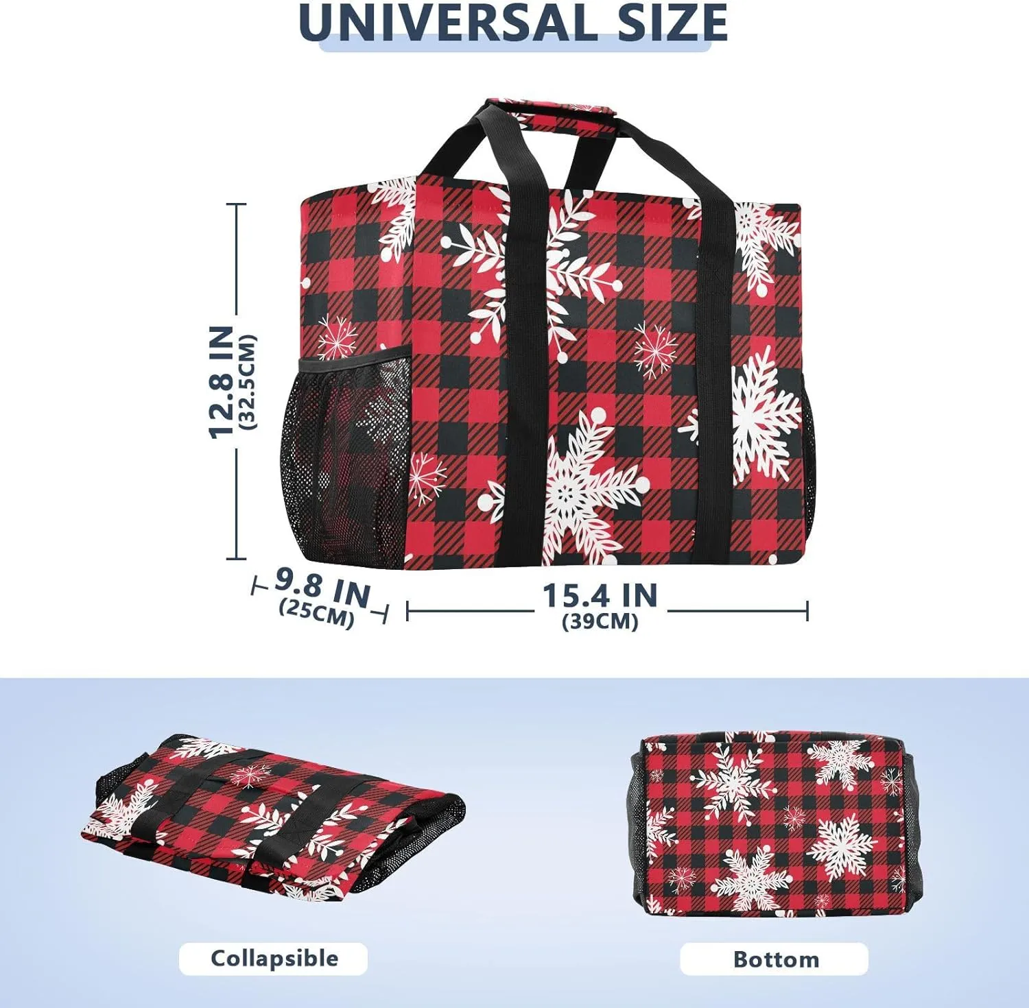 Foldable Grocery Reusable Tote Grocery Bag, Travel Canvas Shoulder Bags, Large Casual Laundry Pool Beach Bag