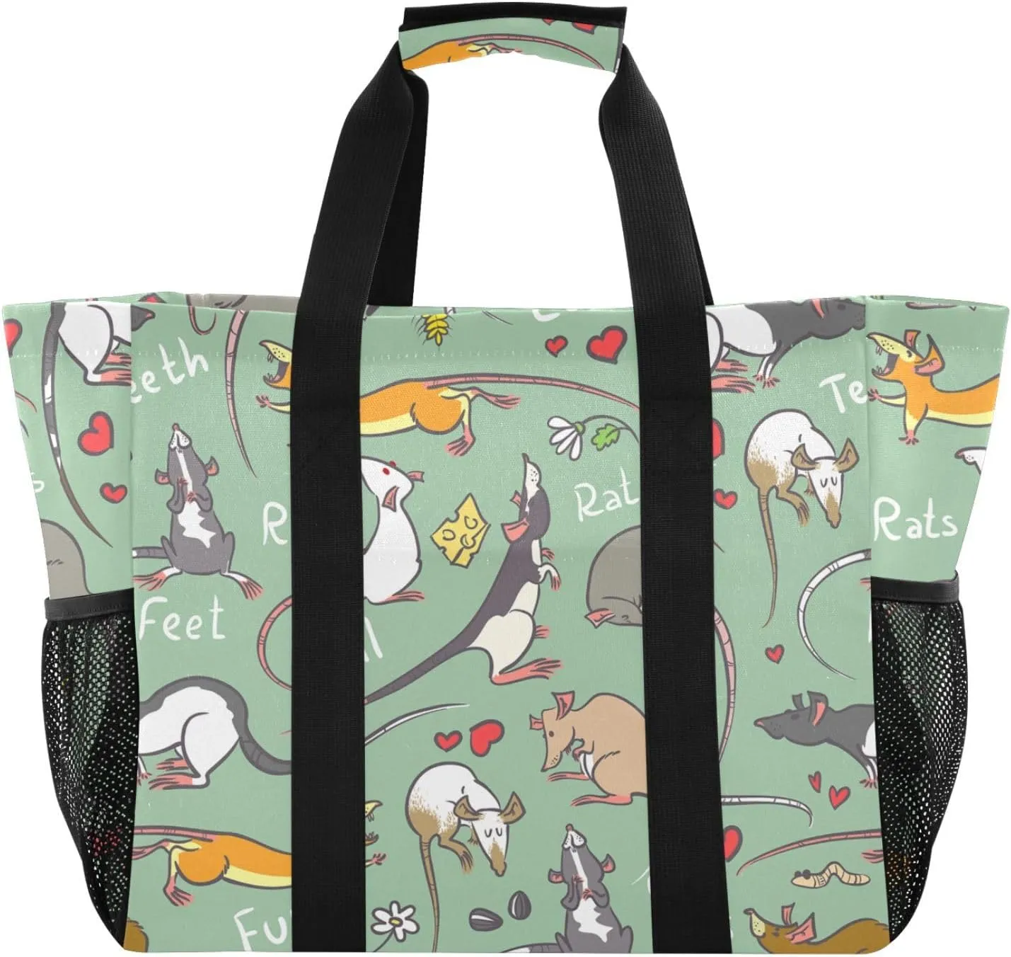 Foldable Grocery Reusable Tote Grocery Bag, Travel Canvas Shoulder Bags, Large Casual Laundry Pool Beach Bag