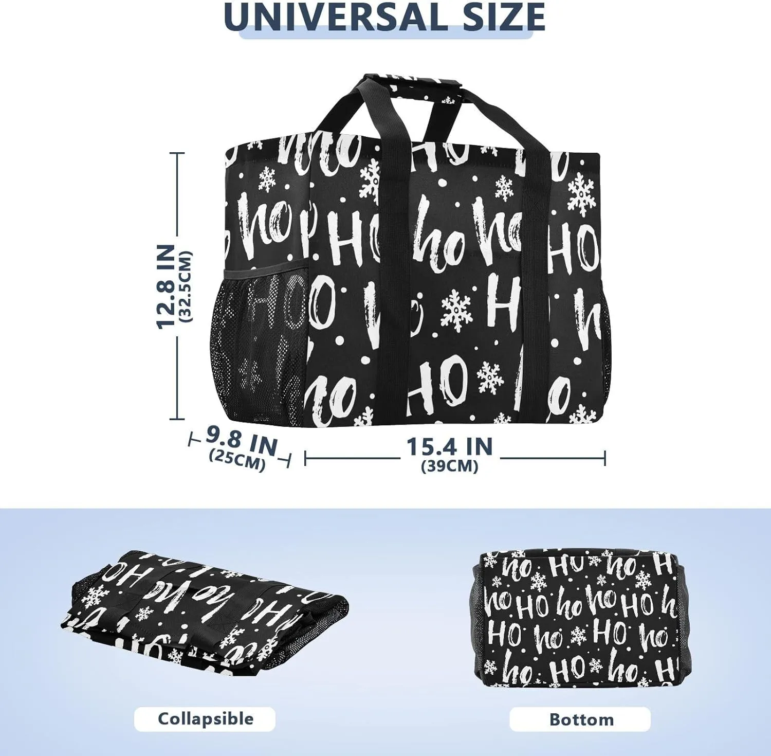 Foldable Grocery Reusable Tote Grocery Bag, Travel Canvas Shoulder Bags, Large Casual Laundry Pool Beach Bag