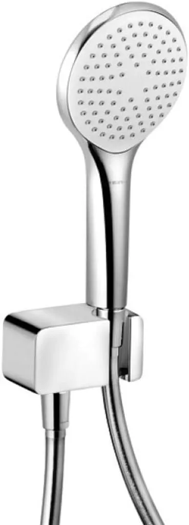 FRESHLINE 678700500 Bath Shower Set, Chrome/White