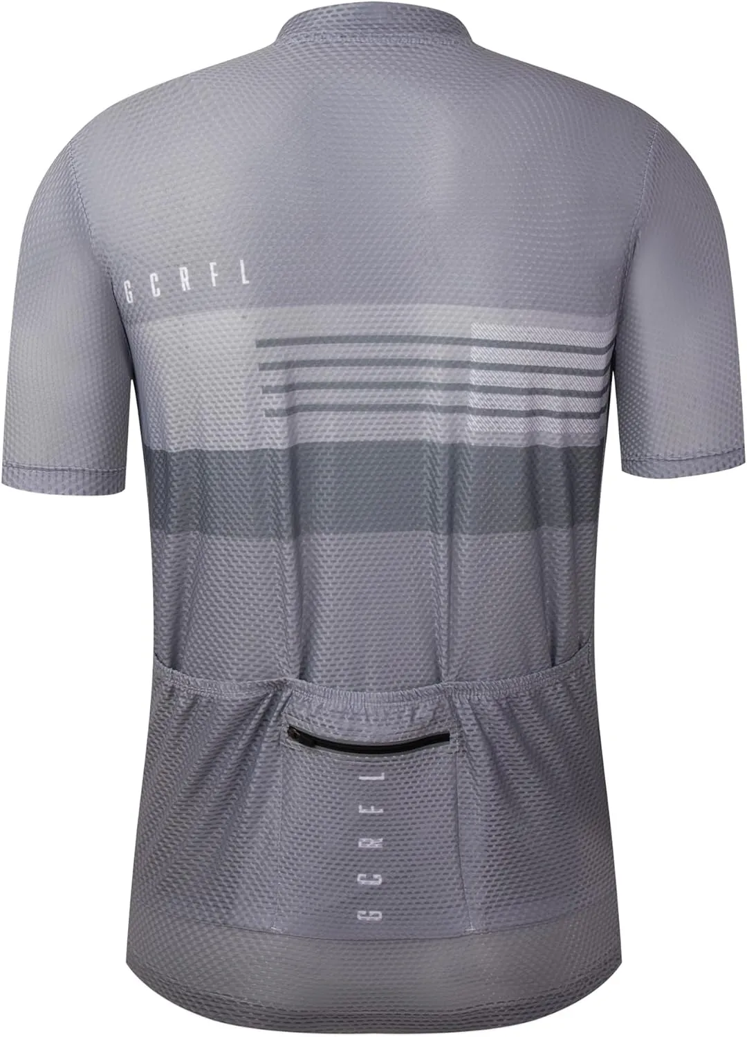 GCRFL Men's Cycling Jersey with 3 1 Zipper Pockets Short Sleeves Biking Bike Jersey Cycling Shirt Breathable Mesh Fabric