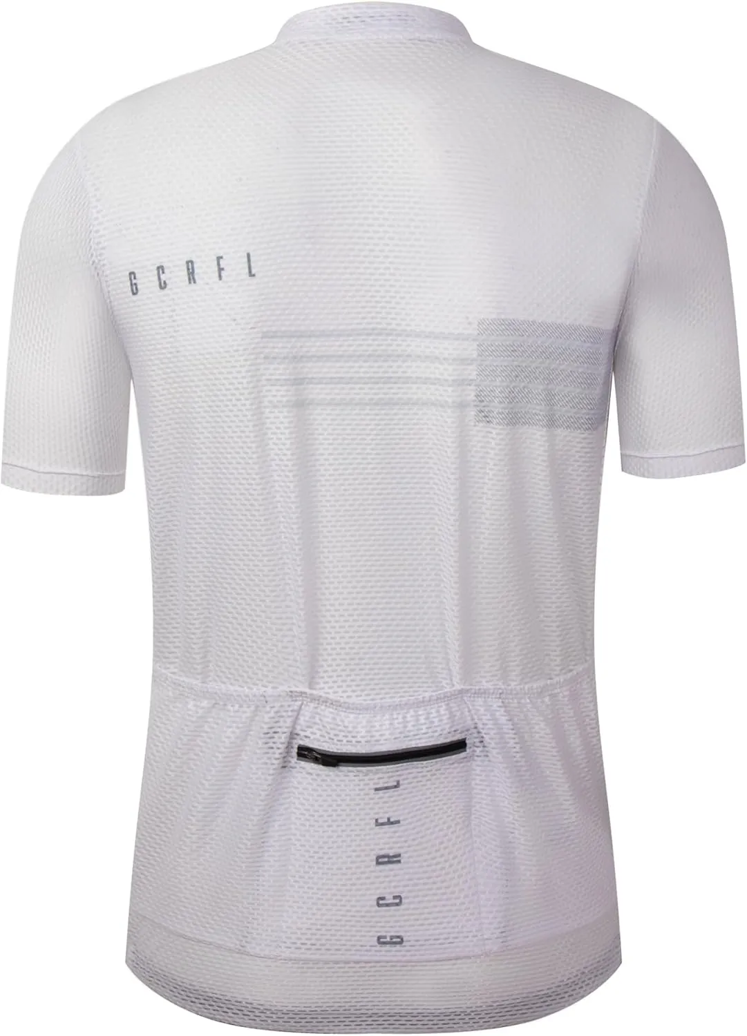 GCRFL Men's Cycling Jersey with 3 1 Zipper Pockets Short Sleeves Biking Bike Jersey Cycling Shirt Breathable Mesh Fabric