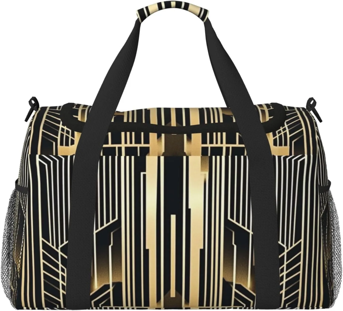 Geometric Shapes Travel Duffel Bag Tote Bag Sports Gym Bag For Women And Men