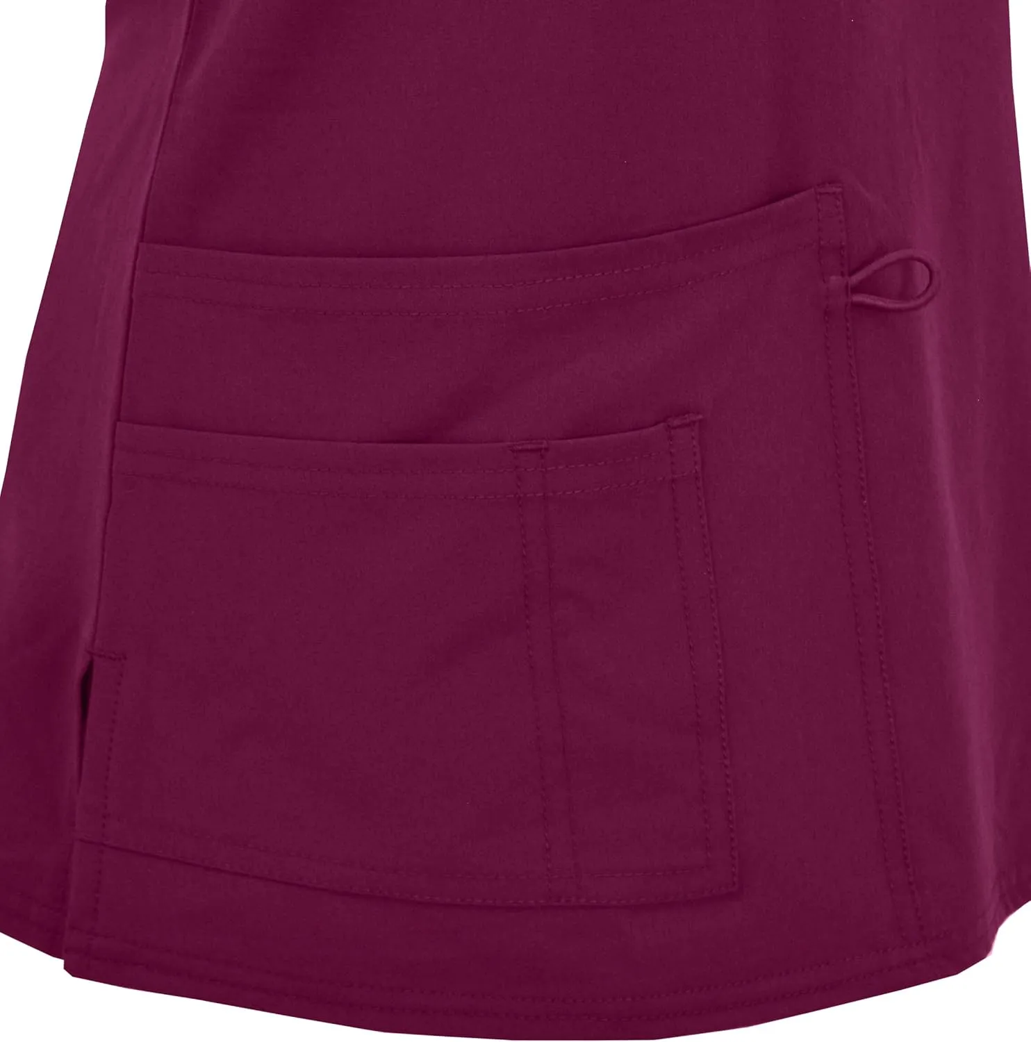Green Town Scrubs for Women - 4 Pocket V-Neck Scrub Top, Stretch Fabric, Easy Care Uniforms
