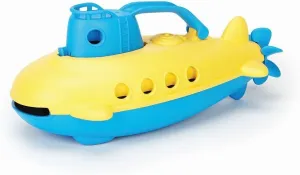 Green Toys Submarine - BPA, Phthalate Free Blue Watercraft with Spinning Rear Propeller Made from Recycled Materials. Safe Toys for Toddlers