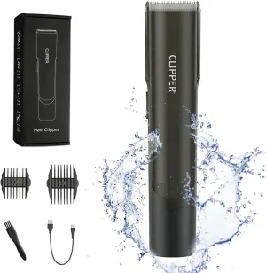 Hair Clippers for Men, Automatic Vacuum Professional Cordless hair clippers, Waterproof & USB Rechargeable Hair Cutting Kit Hair Trimmer with Magnetic Storage Bin