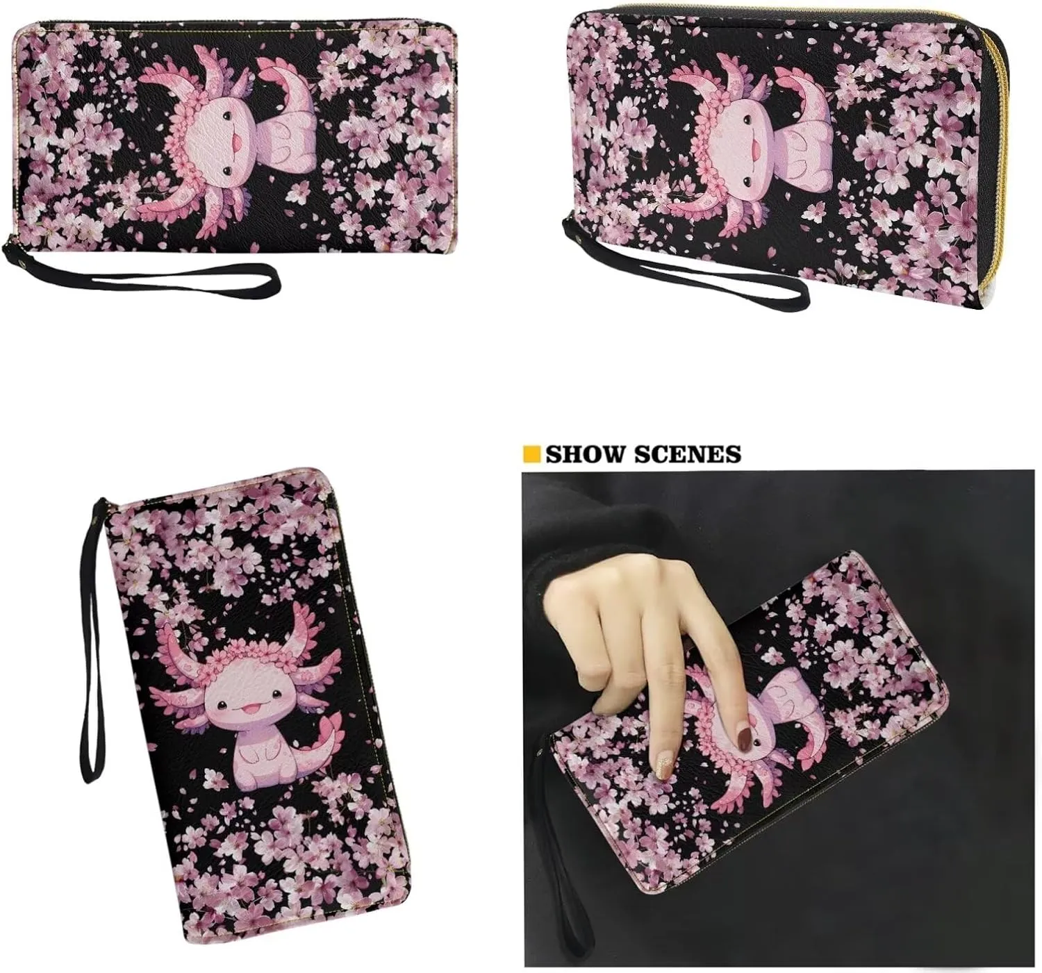 Handbags for Women Large Capacity Crossbody Totes with Wallet Clutch 2pcs Set
