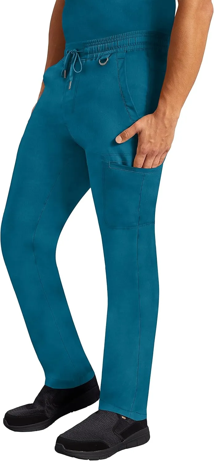 Healing Hands Scrub Pants for Men Daniel Utility Bottoms with 6 Pockets, 2-Way Stretch and Durable Fabric 9300