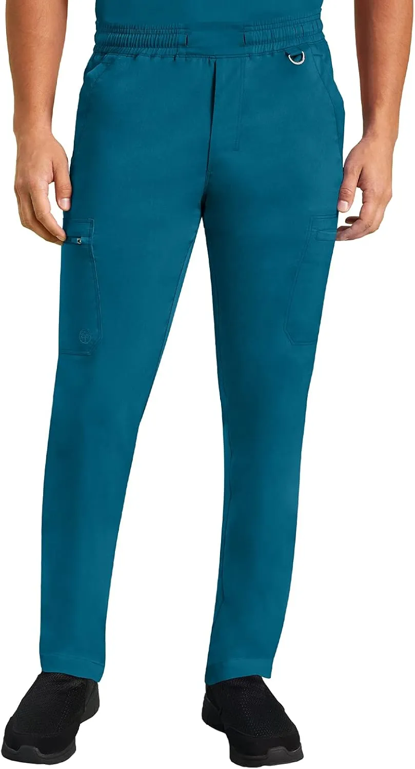 Healing Hands Scrub Pants for Men Daniel Utility Bottoms with 6 Pockets, 2-Way Stretch and Durable Fabric 9300