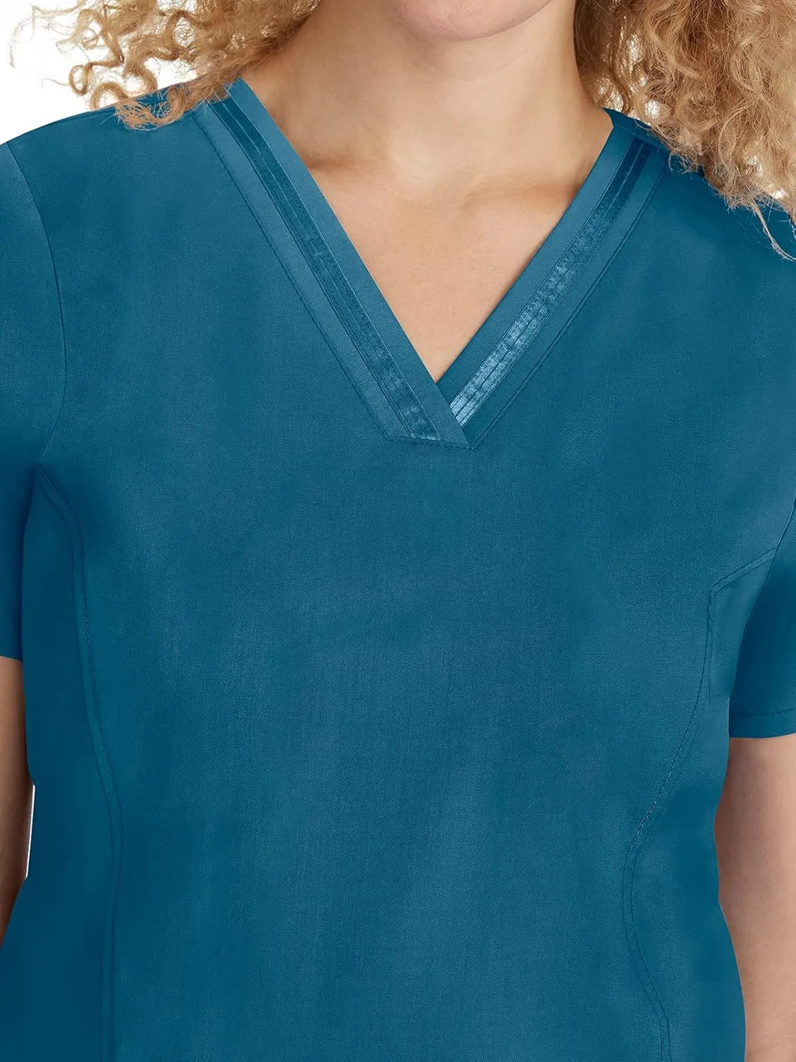 Healing Hands Scrub Top for Women with 3 Pockets and Easy Care, 2-Way Stretch Fabric 2278