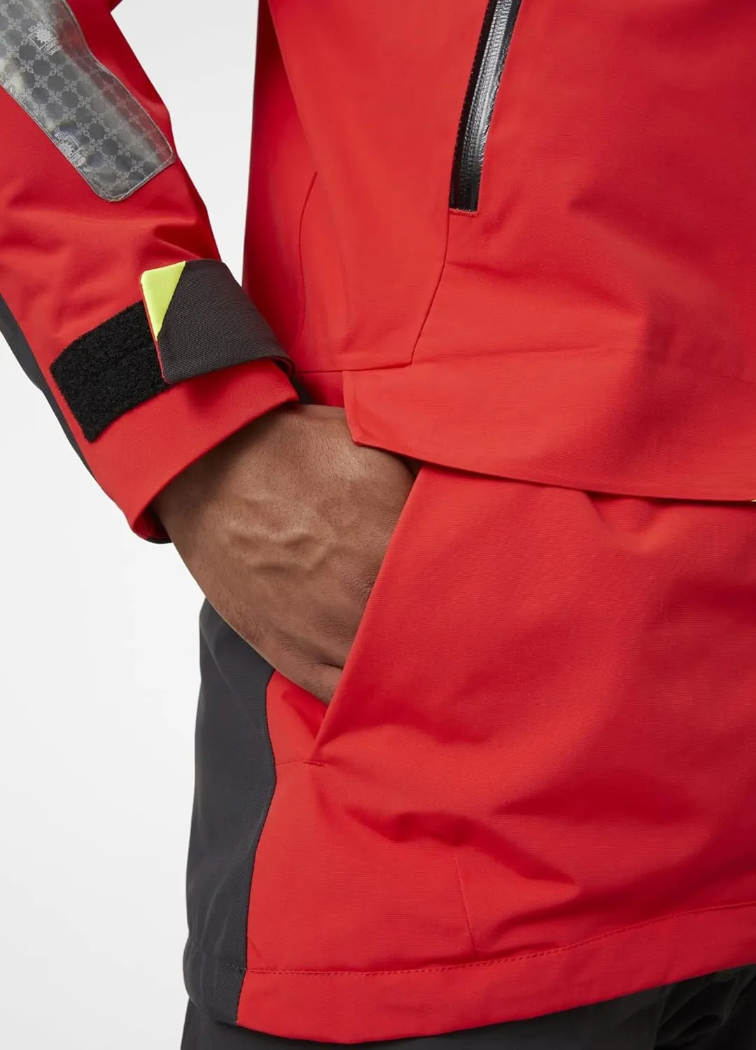 Helly-Hansen Skagen Waterproof Jackets for Men Featuring Windproof Sailing Fabric and Packable Neon Yellow Hood