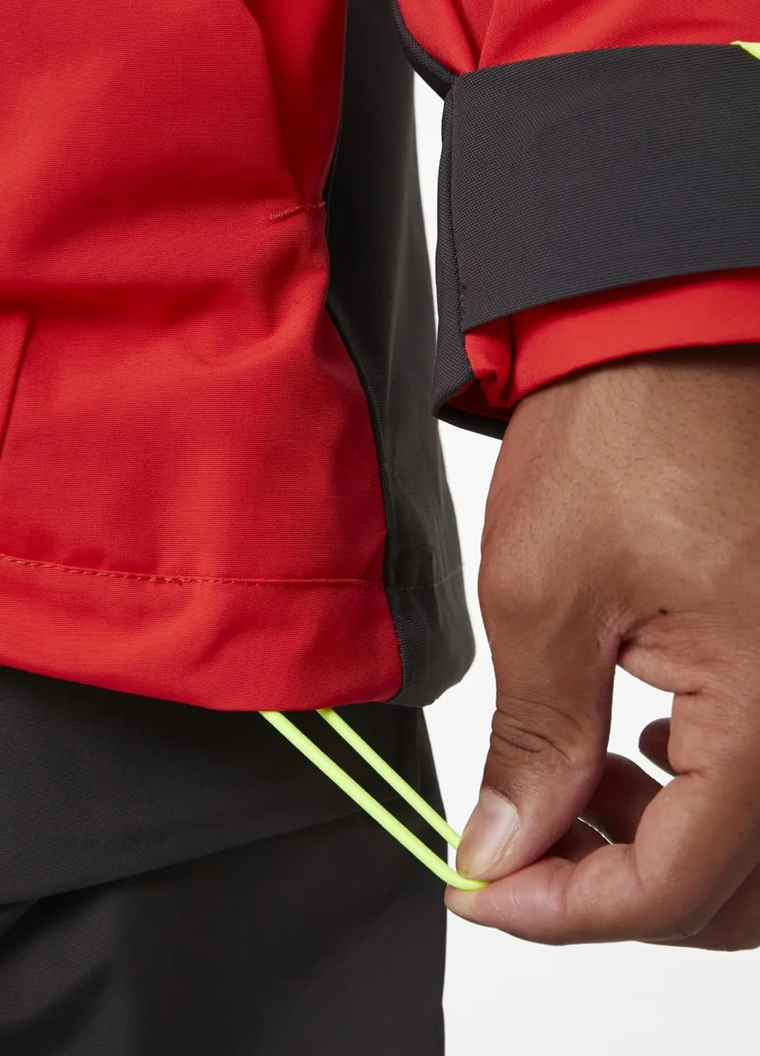 Helly-Hansen Skagen Waterproof Jackets for Men Featuring Windproof Sailing Fabric and Packable Neon Yellow Hood
