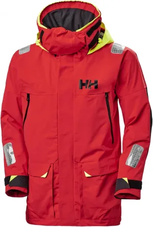 Helly-Hansen Skagen Waterproof Jackets for Men Featuring Windproof Sailing Fabric and Packable Neon Yellow Hood
