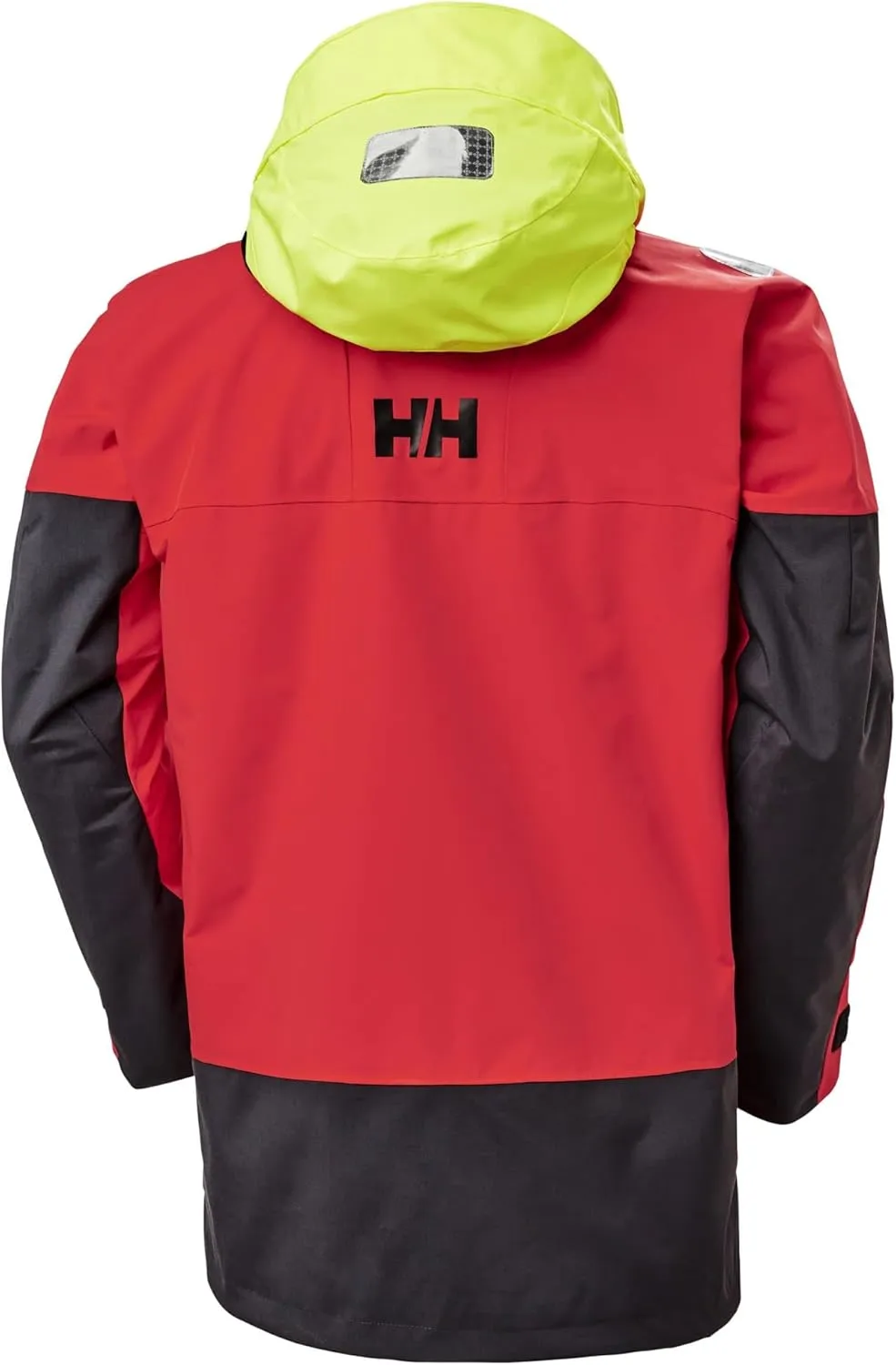 Helly-Hansen Skagen Waterproof Jackets for Men Featuring Windproof Sailing Fabric and Packable Neon Yellow Hood