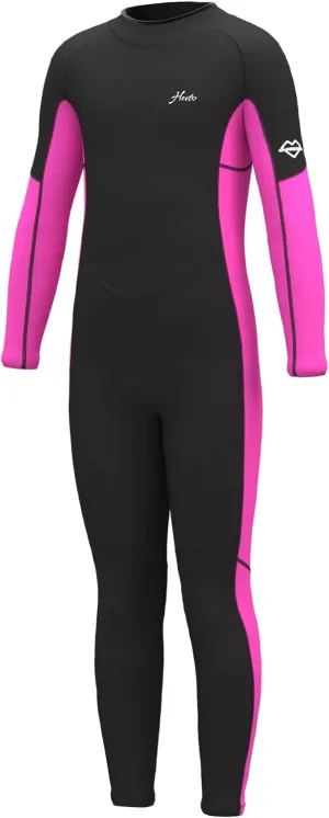 Hevto Kids Wetsuit for Boys Girls Toddler Youth 3/2mm Neoprene Full Wet Suits in Cold Water for Swimming Surfing Diving