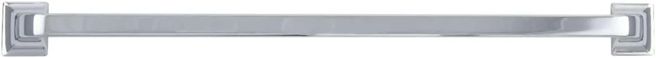 Hickory Hardware 1 Pack Solid Core Kitchen Cabinet Pulls, Luxury Cabinet Handles, Hardware for Doors & Dresser Drawers, 12 Inch Hole Center, Satin Nickel, Forge Collection