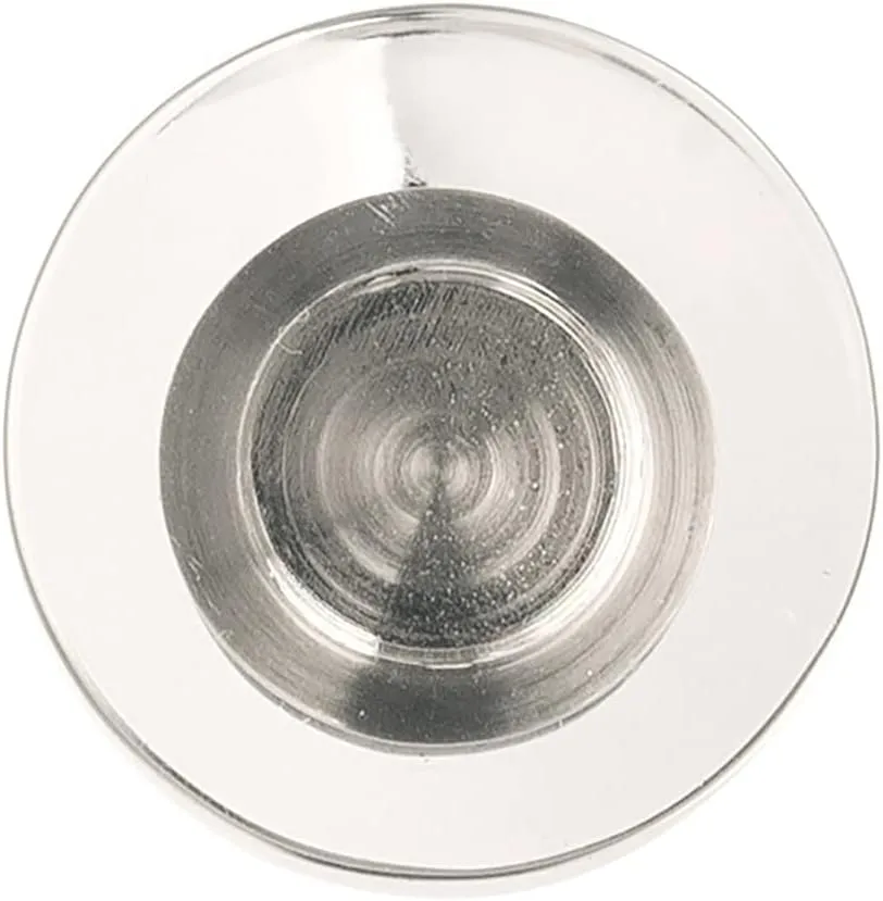 Hickory Hardware 10 Pack Solid Core Kitchen Cabinet Knobs, Luxury Cabinet and Dresser Knobs, Handle Pulls for Doors & Drawers, 1-1/4 Inch, Crysacrylic with Satin Nickel, Midway Collection